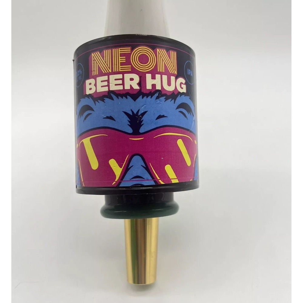 Goose Island Brewing Co. Craft Beer Tap Handle Neon Bear Hug‎ IPA Rare